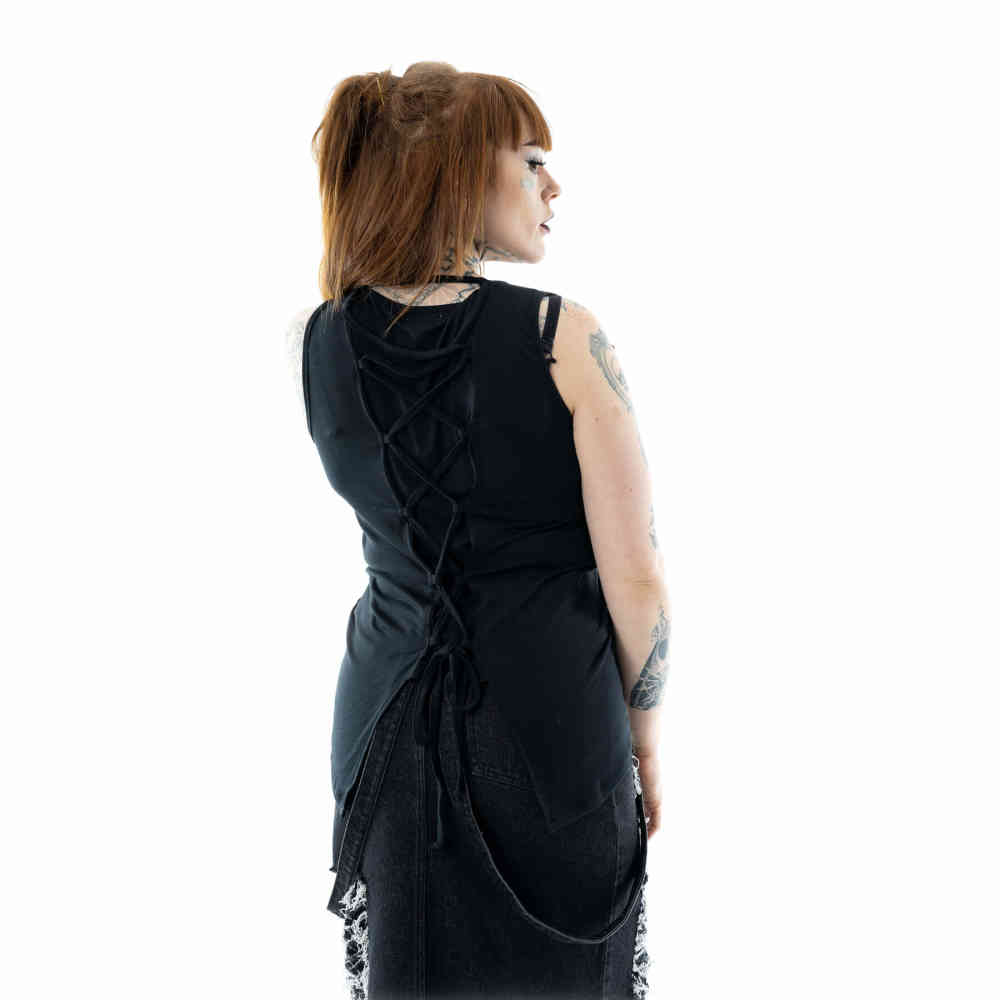 Innocent Lifestyle - Ziva Mouwloze top - Zwart